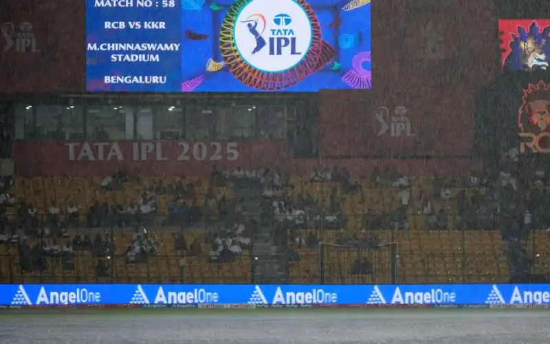 Rain Back In Bengaluru; What Is The Final 5-Over Cut-Off Time For RCB vs KKR IPL 2025 Match?